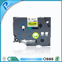 20pcs Compatible P-Touch label printer tape tze-641 tz-641 black on yellow 18mm