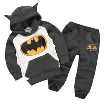 winter children s clothing suits batman kids hoodies pants 2 pcs children sports suit boys clothes