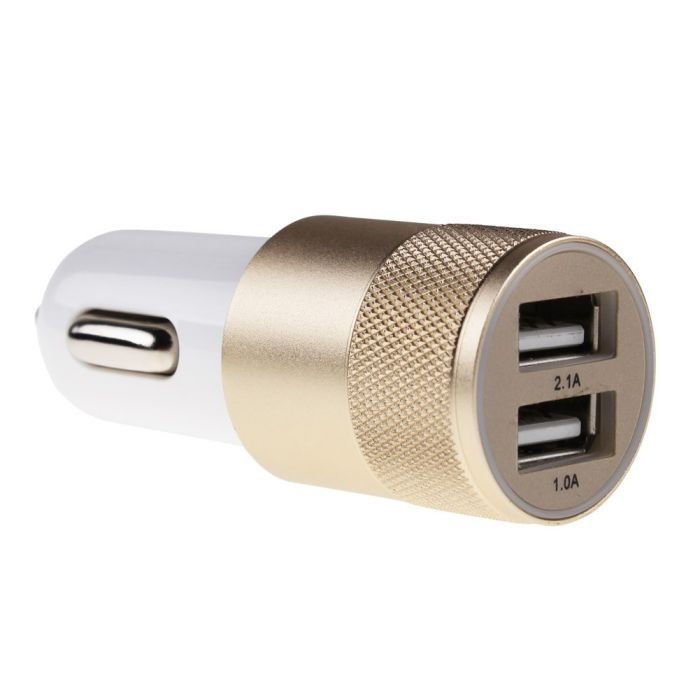 Hot Micro Universal Dual USB Car Charger For Smart Phone Mini Car Charger Adapter USB Charger