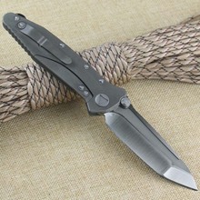 Matt TC4 titanium SOCOM D2 triangular blade Satin pocket folder mountain outdoor camping wild boar tactical