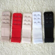 3 Row 2 Hooks Stainless Steel Elastic Bra Extender Free Underwear Extended Buckle 4 Hook Adjustable Women Bra Back Clasp 632301A