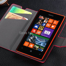 Free Shipping!!! 2014 Newest Ultra Thin Smart  Leather Case For NOKIA 520/525/5263 Mobile Phone Cover Bags