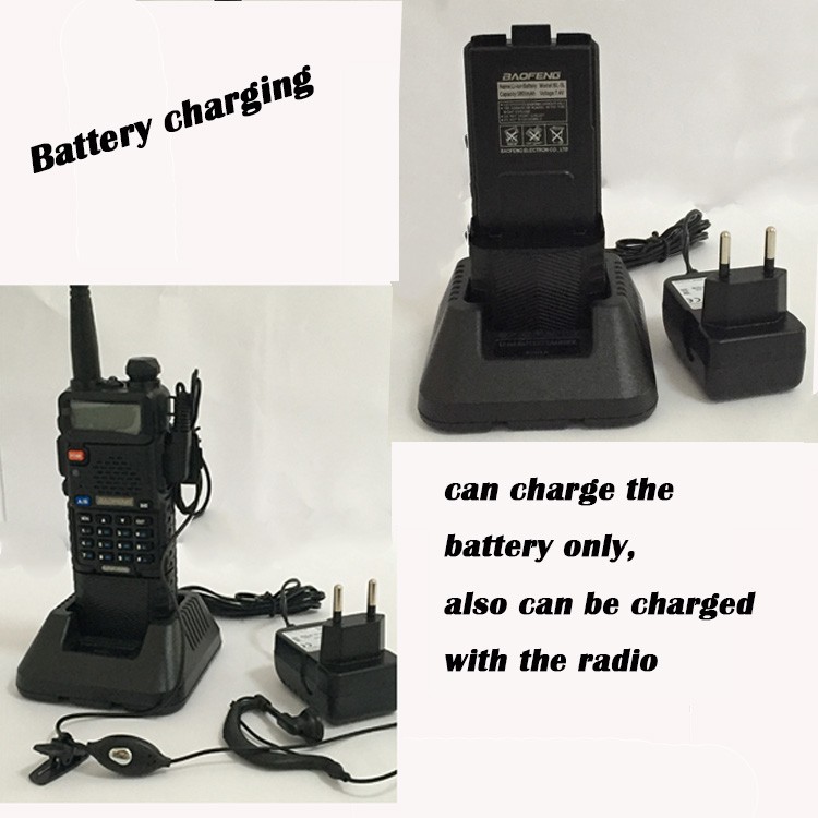 Upgrade uv 5r II Baofeng uv-5r 3800mah for ham cb Two Way Radio Walkie Talkie Vhf Uhf Dual Band Portable Radio Station Interfone (16)