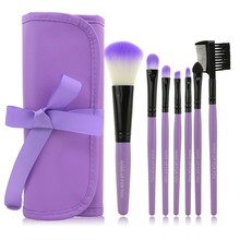 Professional 7 pcs Makeup Brushes Pinceaux Maquiagem Set tools Make up Toiletry Kit Wool Brand Brushes