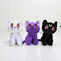 18cm Sailor Moon Lunar Artemis Diana Cat plush doll toy Soft Stuffed Plush Toys Gift Decorations