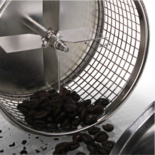 stainless steel mini manual coffee bean roasting machine Small home