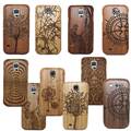 Classic Retro Mayan Pattern Bamboo Wood Carving Phone Case For Samsung Galaxy S6 Edge S7 Plus