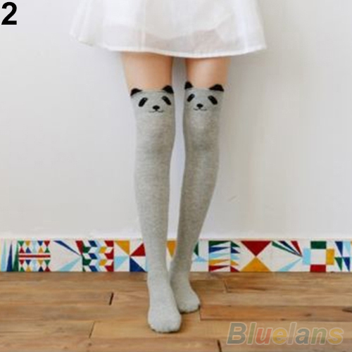 Women Cute 3D Cartoon Animal Pattern Thigh Stockings Over Knee High Socks 1PQM 1U9W 4OA6