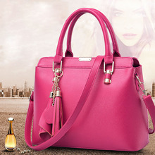 Fashion Women Casual Tote Bag Flap Designer Fringe Tassels Bag 2016 Candy Colors Women Messenger Bags Handbags B339
