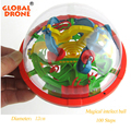 GLOBAL DRONE 100 Levels Intellect 3D Magic Maze Ball Rolling Ball Puzzle Game Brain Teaser Children