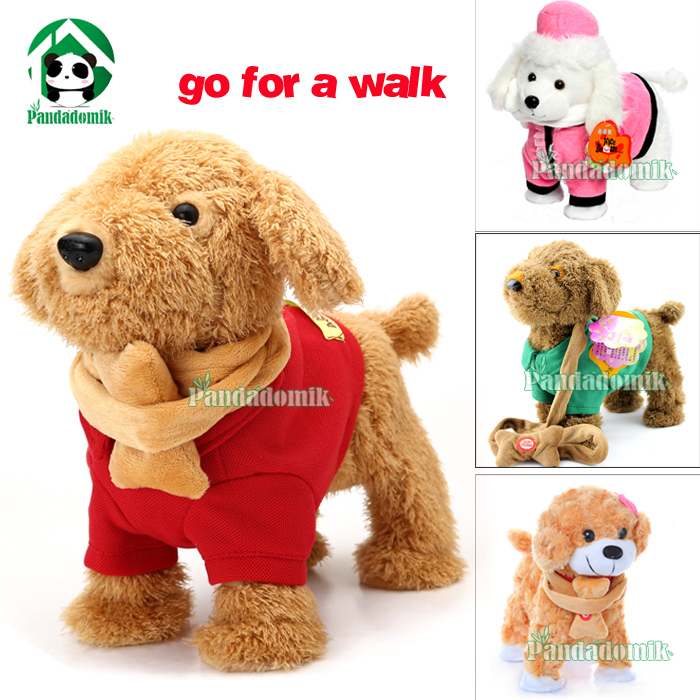 children's toy dog on lead