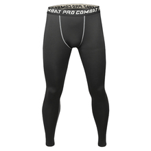 NK-2015 Pro Men Running Bodybuilding Skin Tights Sport pants Training Fitness Crossfit GYM pants