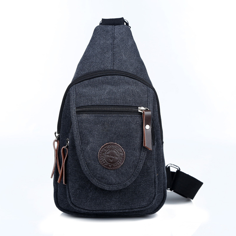 new casual chest bag tactical shoulder bags durable canvas men&#39;s travel bag sling bag sacoche ...