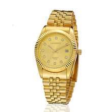 Nueva moda roleXwatchfully oro relojes hombres luxury brand completo acero inoxidable de pulsera de negocios hombre reloj de cuarzo relojes
