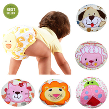 1 piece cotton baby washable cloth diaper reusable nappies LABS training pants briefs infant boy girl
