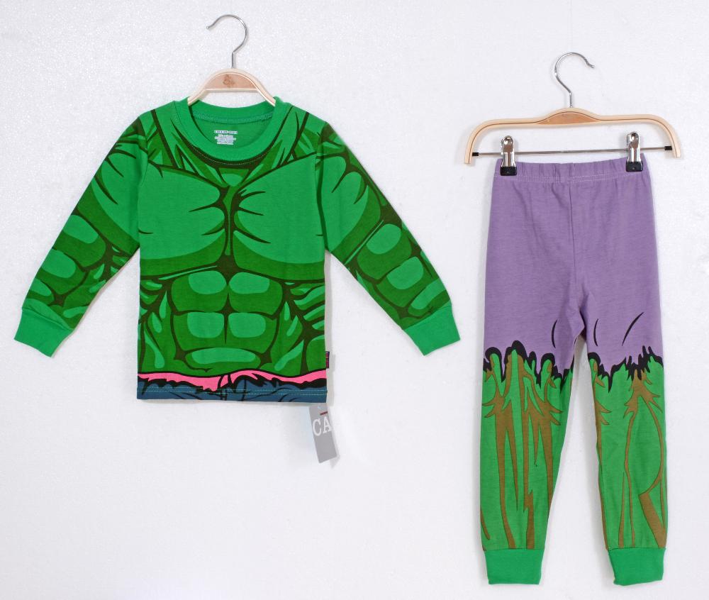 hulk boys pajama set movie costume party toddler baby boy sleepwear top
