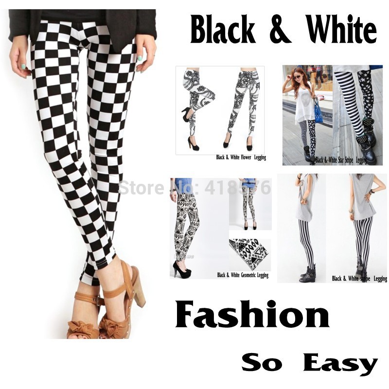 Sexy Fashion Black & White Vertical Stripes Zebra ...