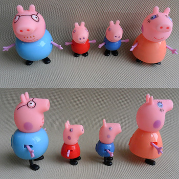 Пластиковые свинья игрушка Juguetes семья пвх действий ребенка малыш подарок на день рождения