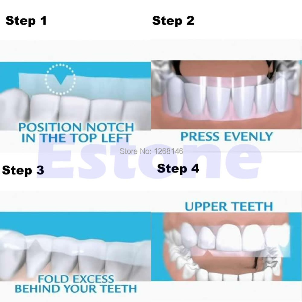 S111 Free Shipping 1 SET Professional 28Pcs Teeth Whitening Strips Tooth Bleaching Whiter Whitestrips