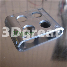 3D printer parts Ultimaker Insulated aluminum block print /3D fan mounting bracket support the installation of double fan