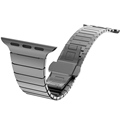 Top quality Butterfly clasp Lock Link loop band stainless steel for Apple Watch band 38mm 42mm