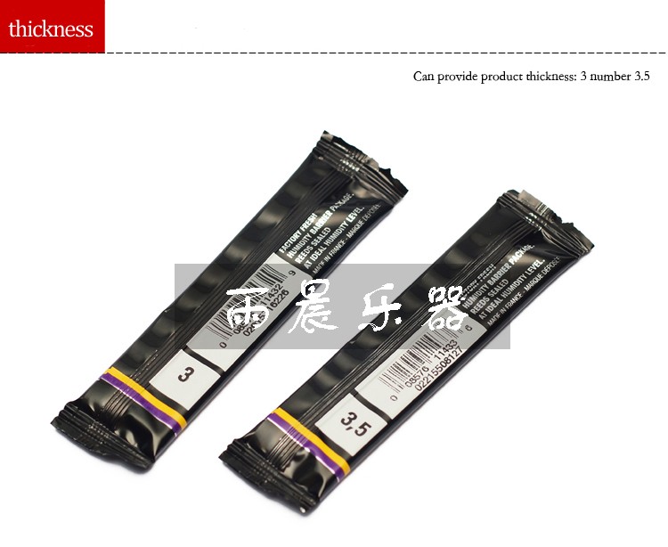 Description Picture 4 of itemFRANCE Original Vandoren 56 Clarinet Reed Larinette Sib Bb Reeds Bb Clarinet Rue Lepic Reeds Strength 2.5 3 3.5 3.5+ Box of 10