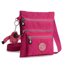 Original Women Lady Nylon Waterproof Shoulder Bag Multifunction Zipper Messenger Travel Mini Monkey Bag Bolsa Feminina