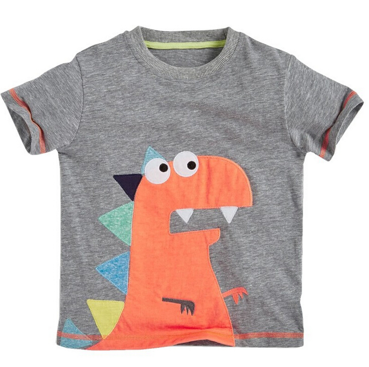 New 2016 Quality 100 Cotton Short Tee O neck 2T 6T font b Boys b font