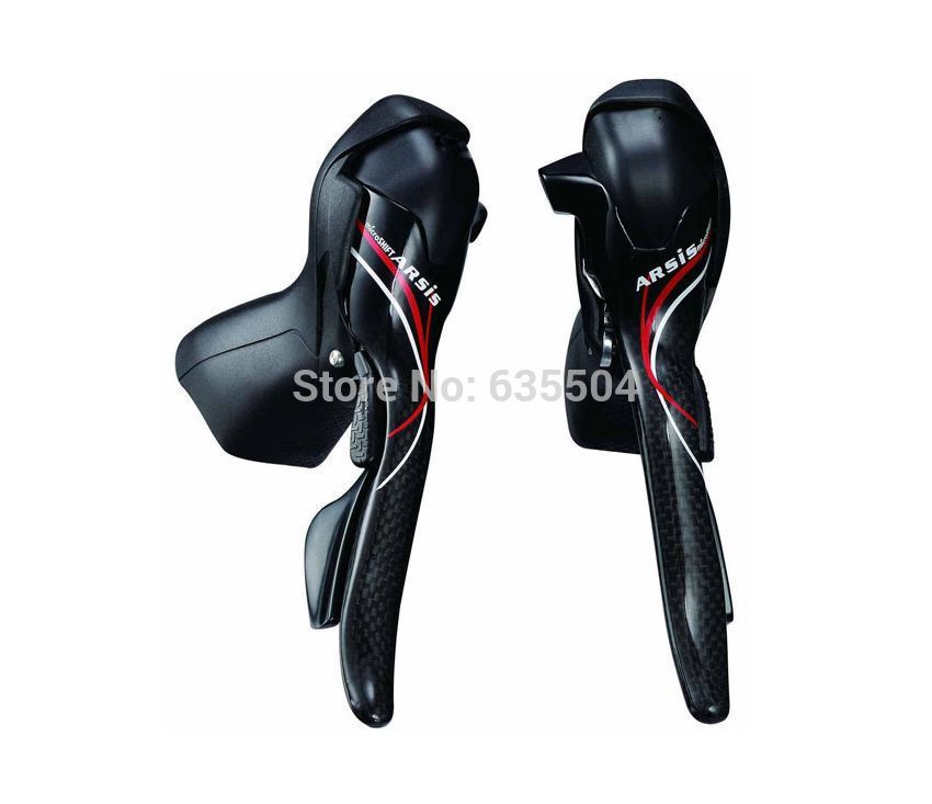 On sale ! SB-R402C (2X10S) carbon Microshift shifters 10 speed ARSIS Microshift groupset brand road bike parts