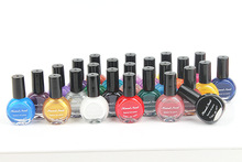 26Colors to choose 1 bottles Professional Painting Konad Nail Varnish Manicure UV Nail Polish Gel For