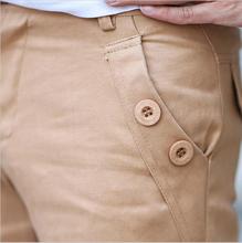 Summer 2015 male shorts hot sale two buckle pocket fashion slim men s shorts causual candy