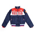 High quality Russian Olympic team bosco sports casual Men autumn winter cotton padded jacket russia sport