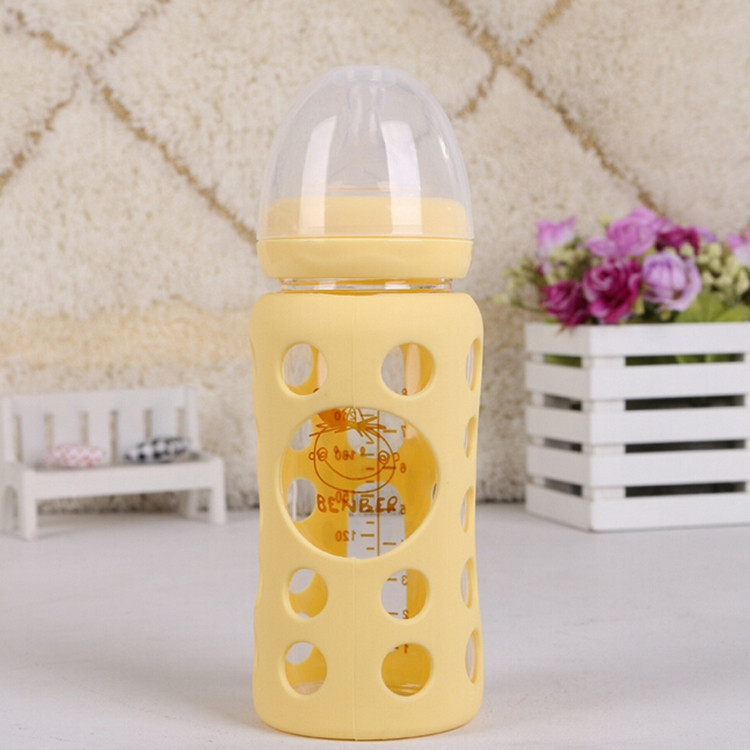 Glass Baby Feeding Bottle Nursing Milk Bottle Nuk Anti High Temperature Copo Infantil Breast-feeding Feeder For Boys Girls (5)
