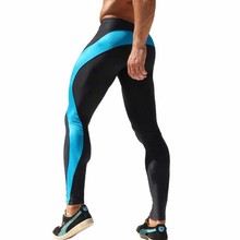 New Men High Stretch Tight Pants Men Gym Clothing Low Waist Men’s Legging Joggers Spandex Sports Jogging Pants Pantalon