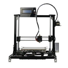 LCD display diy delta 3d printer kit with one roll Filament 8GB SD card LCD masking tape for Free