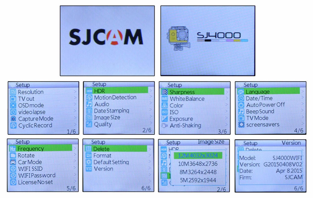 original sjcam sj4000 wifi action camera 11