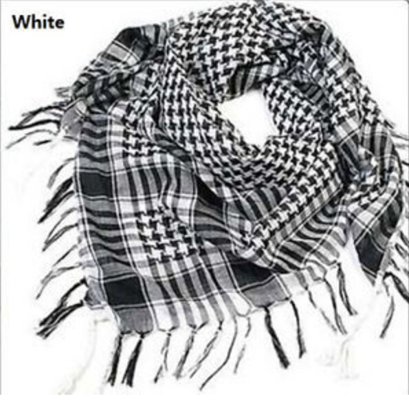 Hot Sale Unisex Women Men Checkered Arab Grid Neck Keffiyeh Palestine Scarf Wrap Polyester Scarf Shawl