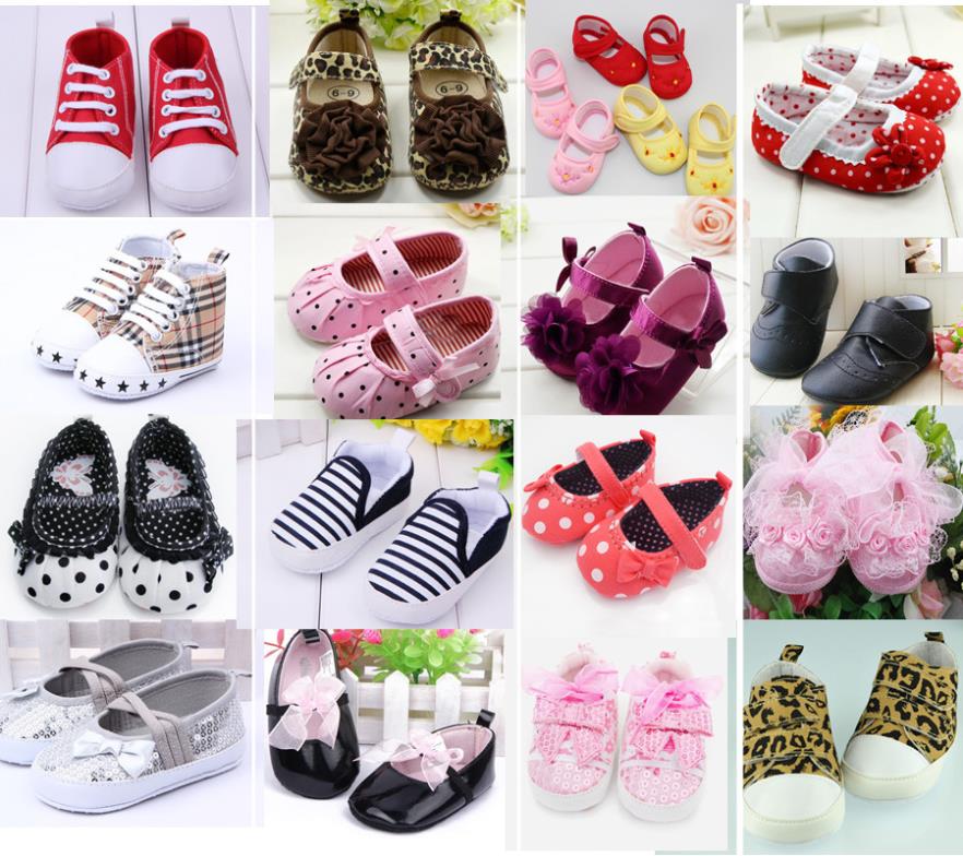Cute Baby Girls Boy First Walkers Toddler Shoes Boots Multi color Dot Bow Children s Shoes