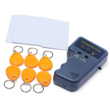 RFID Handheld 125KHz EM4100 ID Card Copier Writer Duplicator with 6 Writable Tags + 6 Writable Cards Free Shipping