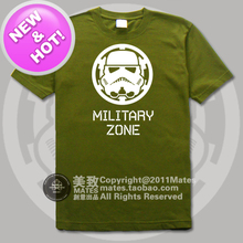 High Quality Star Wars Stormtrooper Classic Movie 100% Cotton Fashion Casual Loose Printing T-shirt Tee Dress Camisetas Clothing
