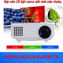 Big Discount 2015 LED Mini Portable HDMI USB Video LCD tv 1080P 3D hd Home Theater Projector full hd Proyector Beamer Projetor