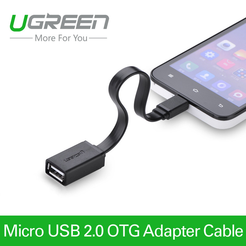 Ugreen Micro USB OTG Кабель-Адаптер 90 градусов для HTC LG Sony Xiaomi Meizu Nokia N810 Nexus 7 Android мобильного телефона Таблетки MP3