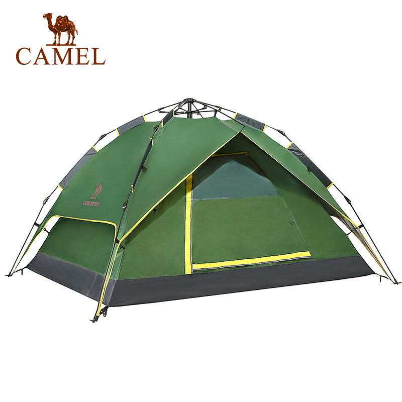 Camel  for tent outdoor 3 - 4 fully-automatic tent double layer camping tent