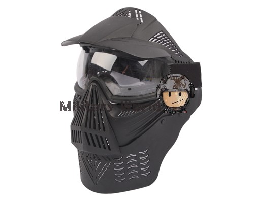 Hunting Full Face Guard Mesh Mask Goggles Adjustable For Outdoor Survival Tactical Military Airsoft Paintball Games Free Ship