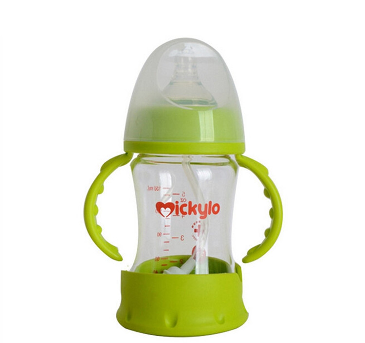 150ML Milk Water Feeding PP Bottle For Baby Child Wide Mouth Nipple Nursing Bottle Through Environmental Monitoring Insulation (4)