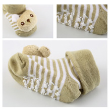 1 Pair Baby Anti Slip Newborn 0 18Month Cotton Lovely Cute Shoes Animal Cartoon Slippers Boots