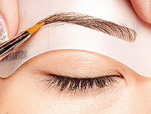 4pcs Magic Eyebrow Stencil Makeup Styles Eye Brow Template Make Up Tool  perfect shape
