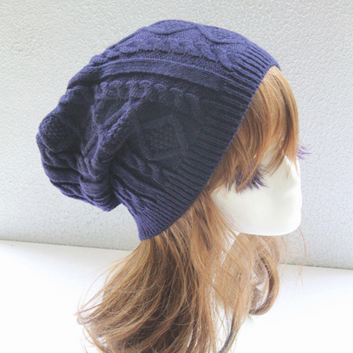 2015-New-Turban-Knitted-Cap-Female-Twist-Winter-Hat-Skullies-Beanies-Hats-for-Women-chapeu-feminino (2)