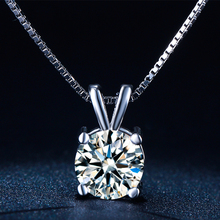 Vintage Wedding Chain Pendants Necklace New Arrival White Gold Plated Fashion Jewelry Cubic Zircon font b