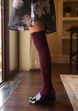 6 solid color thigh high over knee high quality cashmere cotton jacquard weave autumn winter ladies women brand stocking